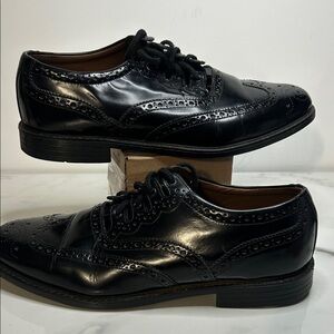 Thistle Shoes Mens Scotland Military Piper Ghille Brogue Goodyear Black Size 8